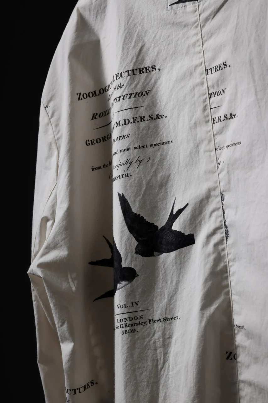 Aleksandr Manamis Short Collar Shirt / Type Writer Cotton (LECTURES) - Image 29
