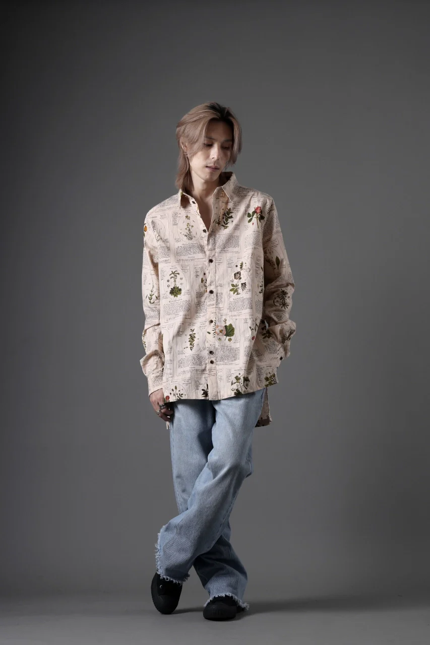 Aleksandr Manamis SLIT DETAIL WINTER HERBARIUM SHIRT (WINTER) - Image 17