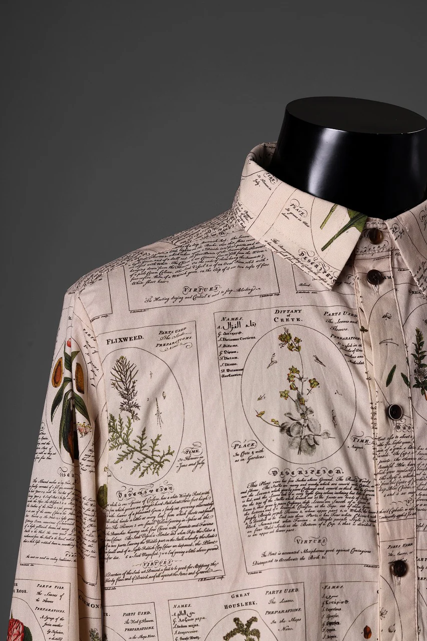 Aleksandr Manamis SLIT DETAIL WINTER HERBARIUM SHIRT (WINTER) - Image 9