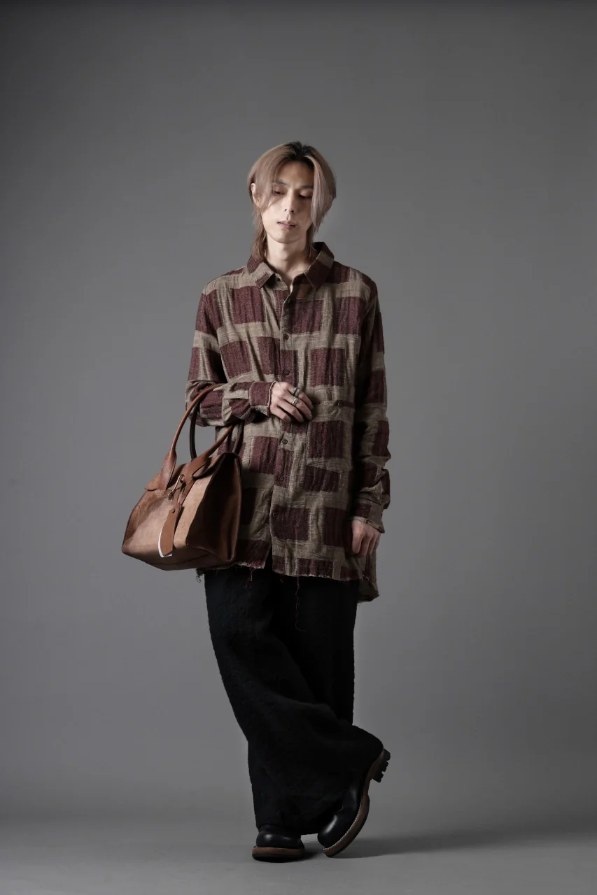 Aleksandr Manamis TORTOISE CLASSIC SHIRT (BLACK DIRTY) - Image 18