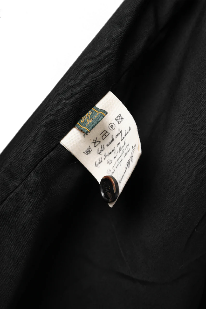 Aleksandr Manamis Wide Pant with Rope Code / CHECK & STRIPE (BLACK) - Image 10