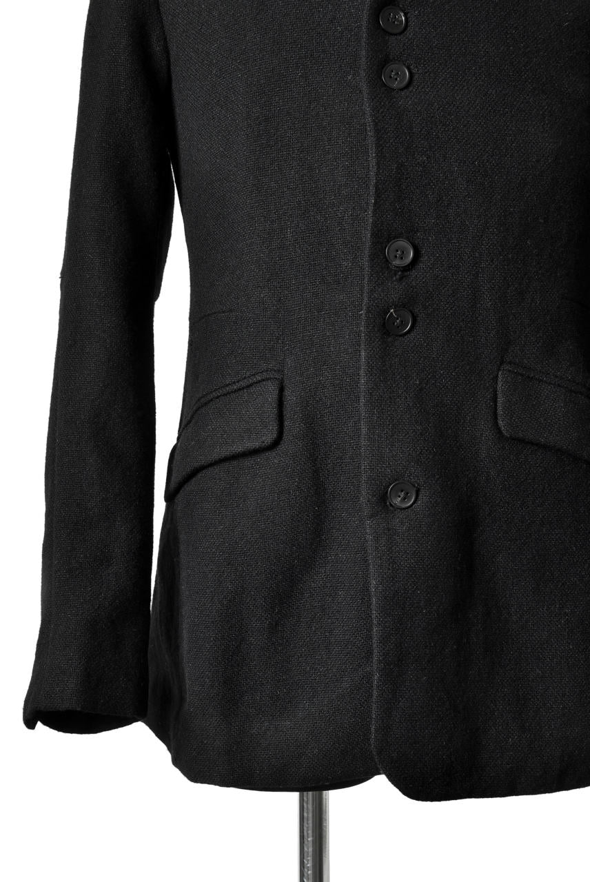Aleksandr Manamis WOOL/LINEN WOVEN JACKET with ELBOW DETAILS - Image 10