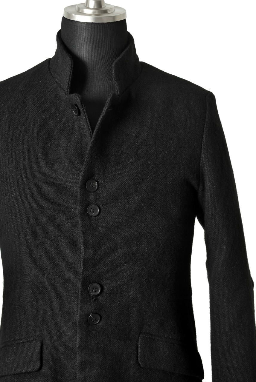 Aleksandr Manamis WOOL/LINEN WOVEN JACKET with ELBOW DETAILS - Image 11