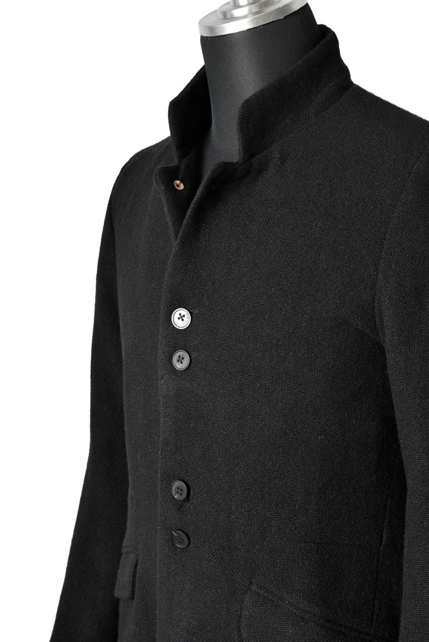 Aleksandr Manamis WOOL/LINEN WOVEN JACKET with ELBOW DETAILS - Image 12