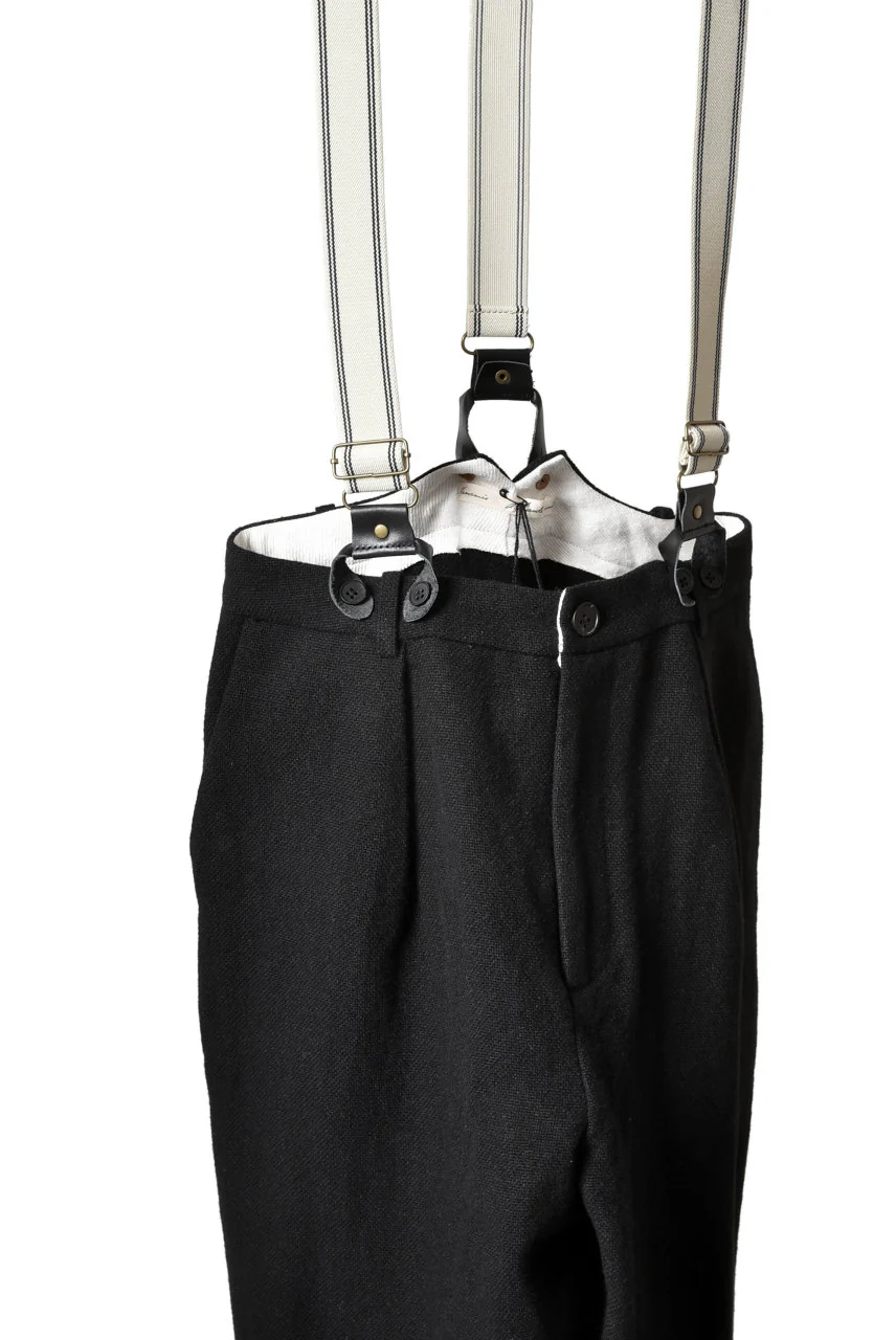 Aleksandr Manamis WOOL/LINEN WOVEN TAILORED PANT with SUSPENDERS - Image 18