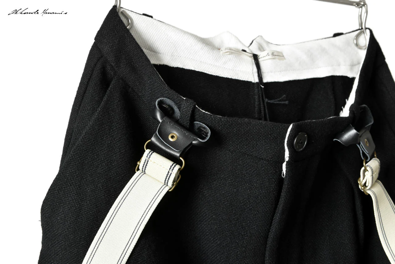 Aleksandr Manamis WOOL/LINEN WOVEN TAILORED PANT with SUSPENDERS - Image 21