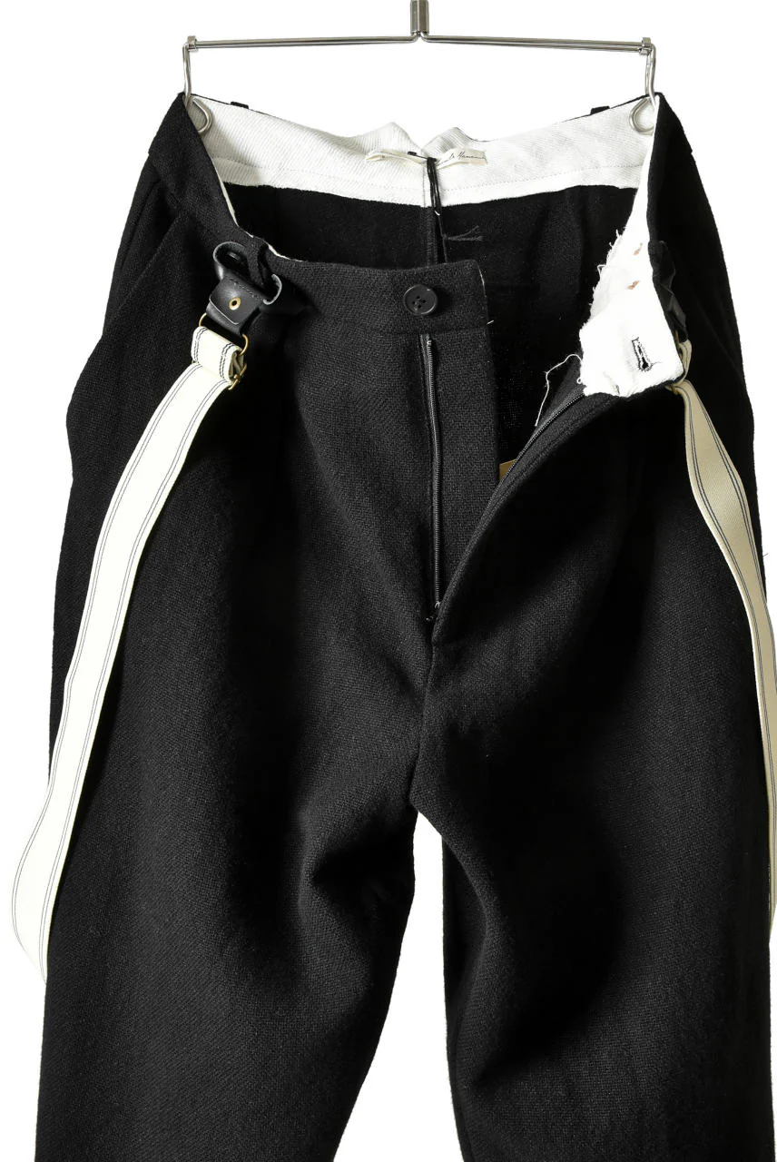 Aleksandr Manamis WOOL/LINEN WOVEN TAILORED PANT with SUSPENDERS - Image 6