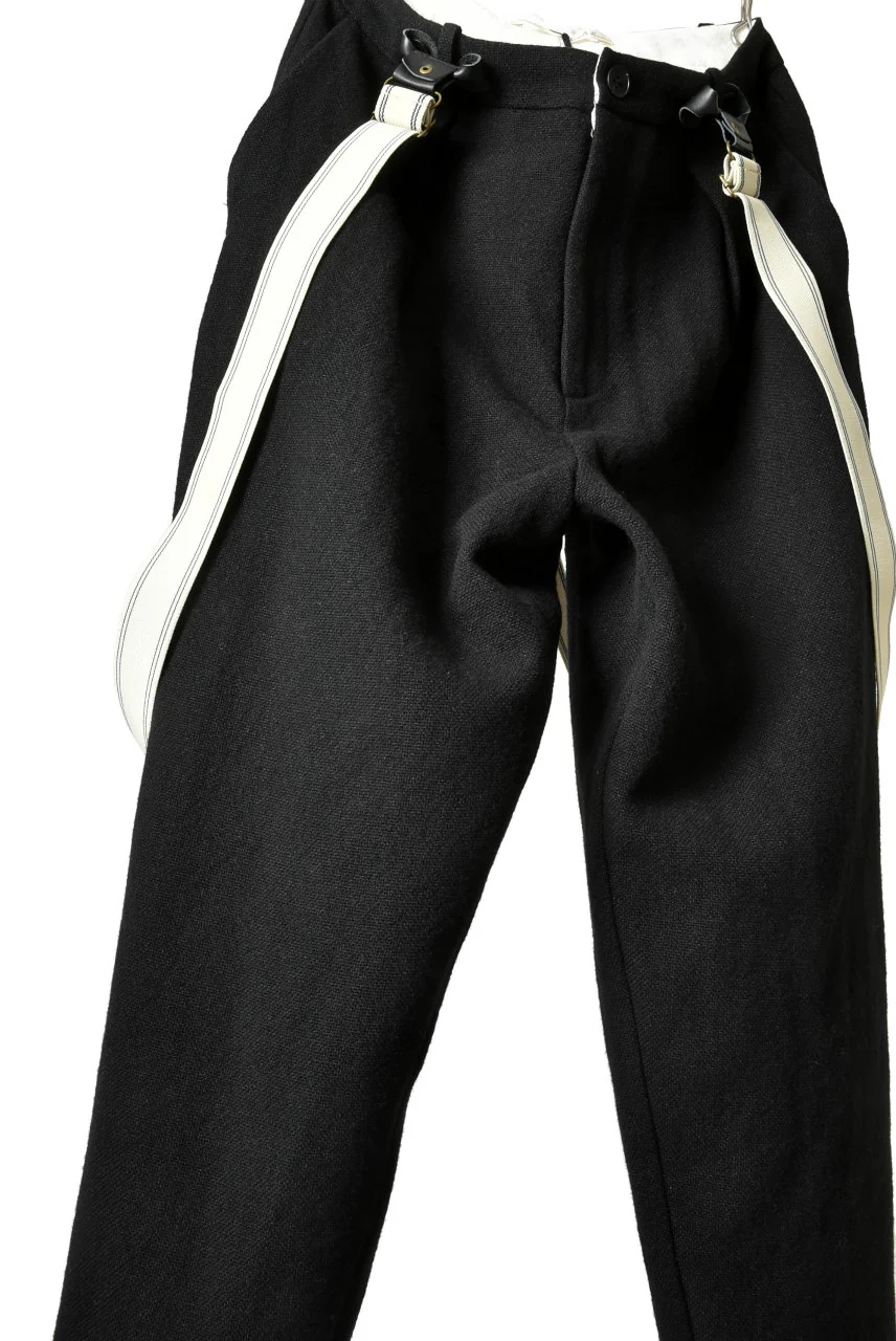 Aleksandr Manamis WOOL/LINEN WOVEN TAILORED PANT with SUSPENDERS - Image 8