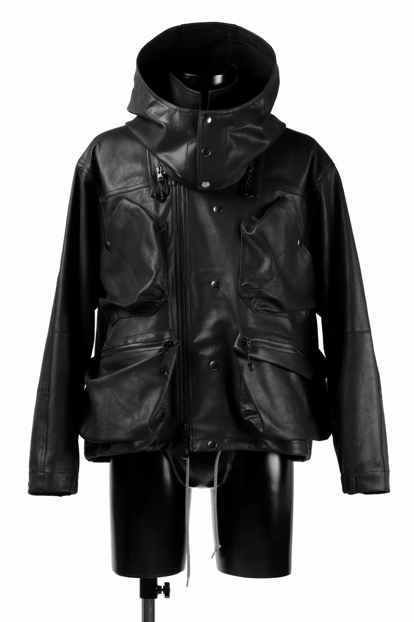 BACKLASH × SEVESKIG MULTIFUNCTION JACKET / GOAT DOUBLEFACE (BLACK)