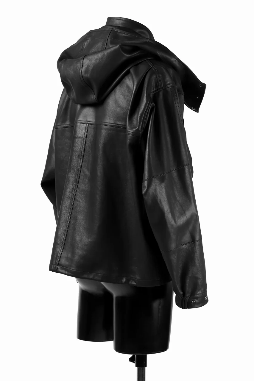 BACKLASH × SEVESKIG MULTIFUNCTION JACKET / GOAT DOUBLEFACE (BLACK) - Image 16