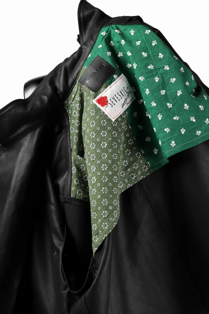 BACKLASH × SEVESKIG MULTIFUNCTION JACKET / GOAT DOUBLEFACE (BLACK) - Image 36