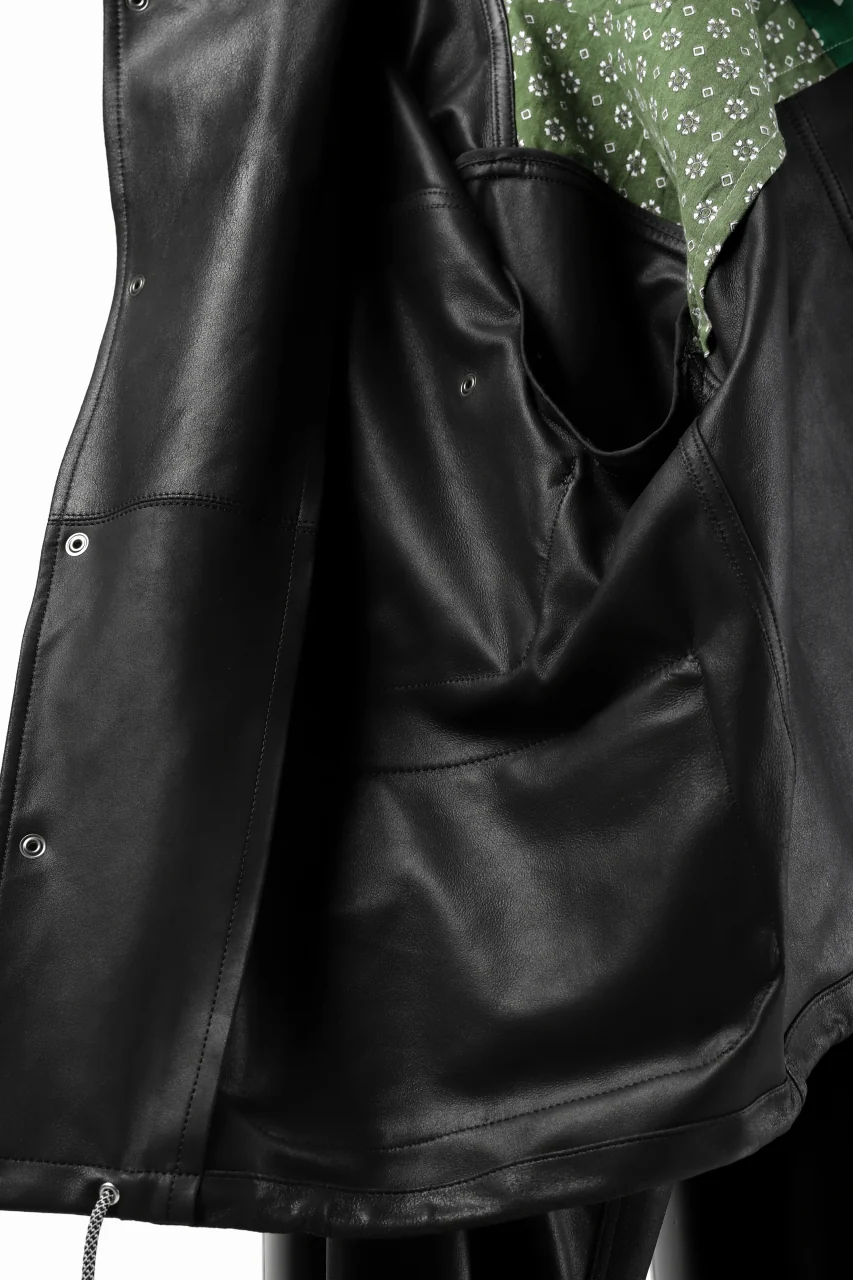 BACKLASH × SEVESKIG MULTIFUNCTION JACKET / GOAT DOUBLEFACE (BLACK) - Image 37