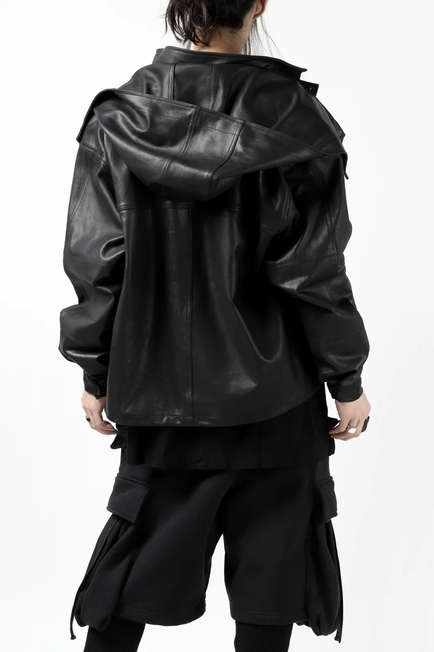 BACKLASH × SEVESKIG MULTIFUNCTION JACKET / GOAT DOUBLEFACE (BLACK) - Image 41