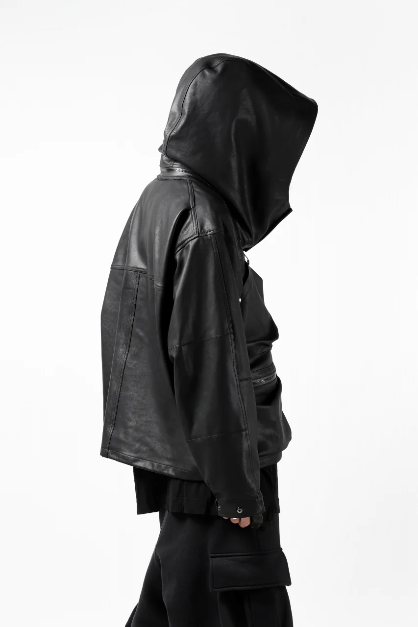 BACKLASH × SEVESKIG MULTIFUNCTION JACKET / GOAT DOUBLEFACE (BLACK) - Image 48