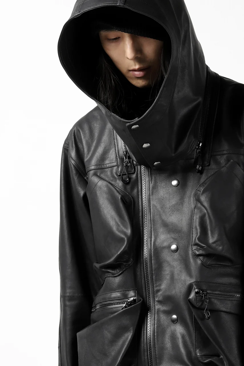 BACKLASH × SEVESKIG MULTIFUNCTION JACKET / GOAT DOUBLEFACE (BLACK) - Image 55