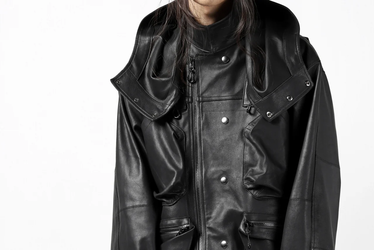 BACKLASH × SEVESKIG MULTIFUNCTION JACKET / GOAT DOUBLEFACE (BLACK) - Image 60