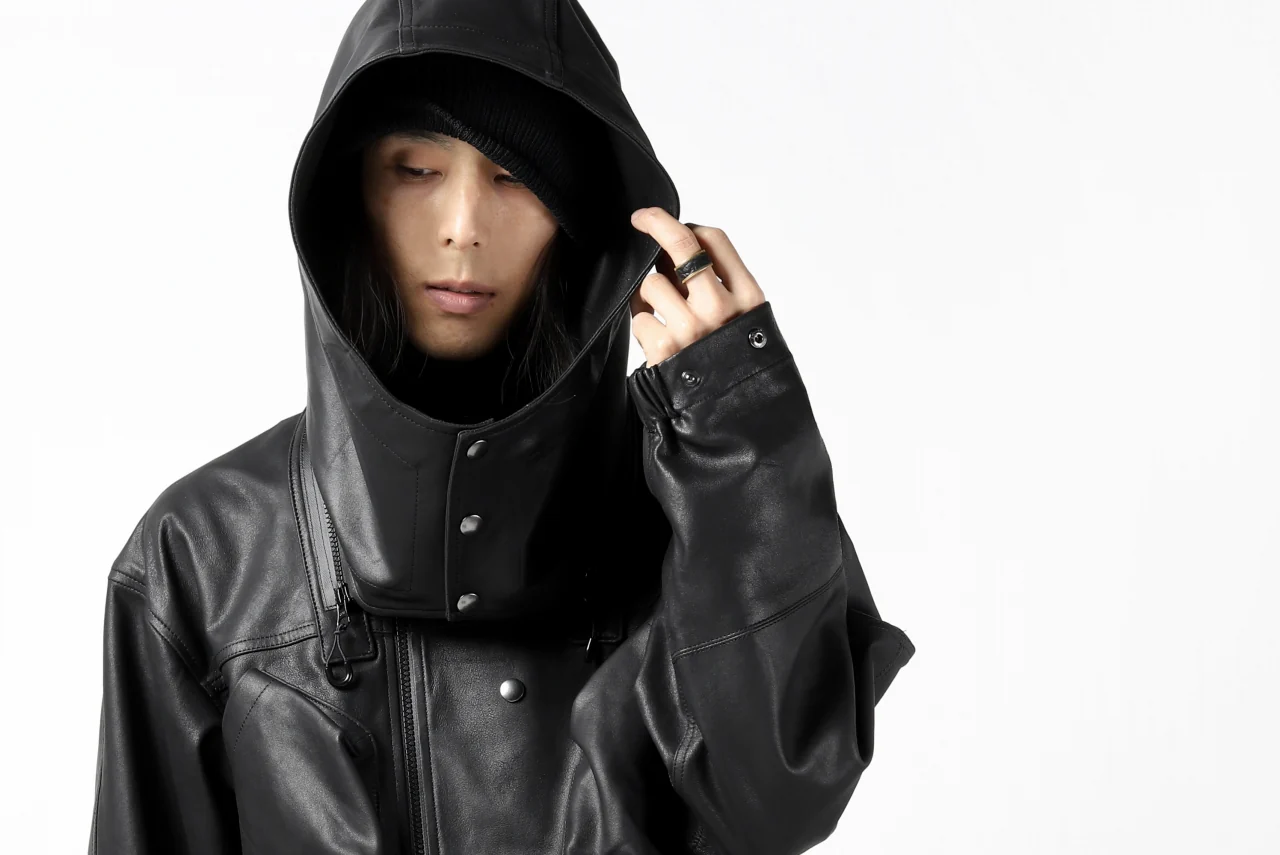 BACKLASH × SEVESKIG MULTIFUNCTION JACKET / GOAT DOUBLEFACE (BLACK) - Image 66