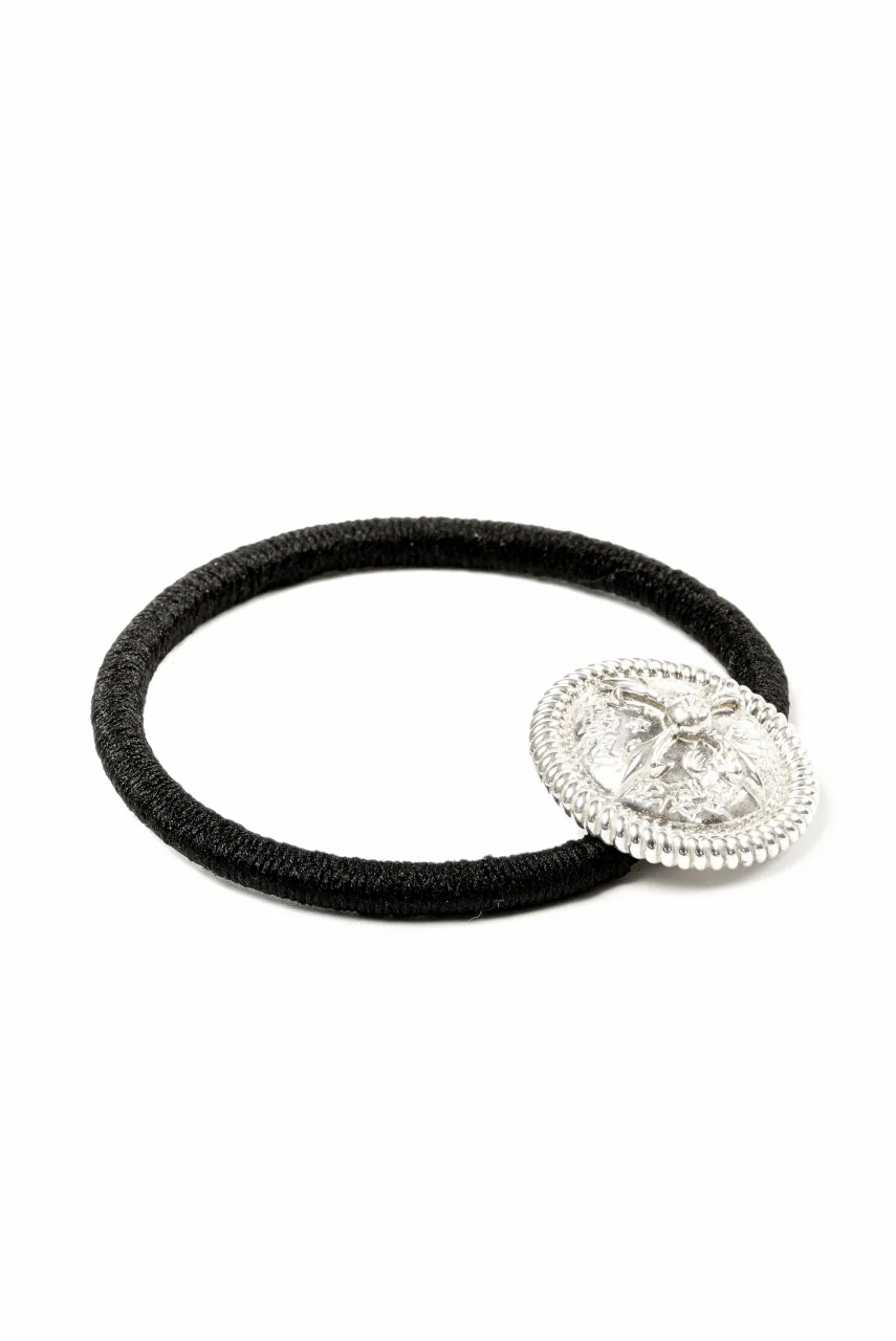 BACKLASH THE LINE CONCHO SILVER 925 HAIR TIES BRACELET (SILVER) - Image 4
