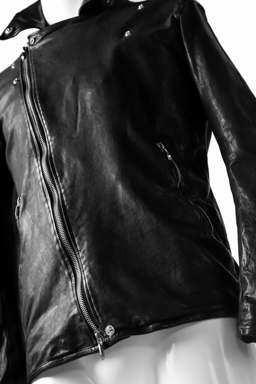 BACKLASH THE LINE DOUBLE BREASTED JACKET / ITALY CALF - Image 14