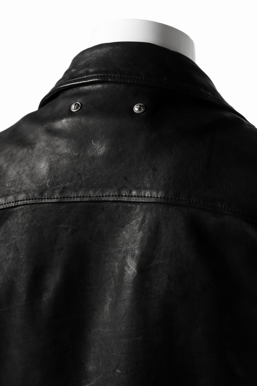 BACKLASH THE LINE DOUBLE BREASTED JACKET / ITALY CALF - Image 27