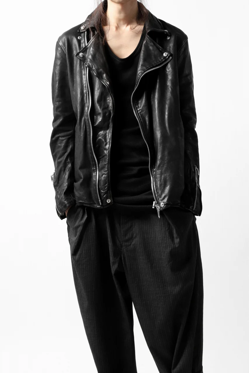 BACKLASH THE LINE DOUBLE BREASTED JACKET / ITALY CALF - Image 3