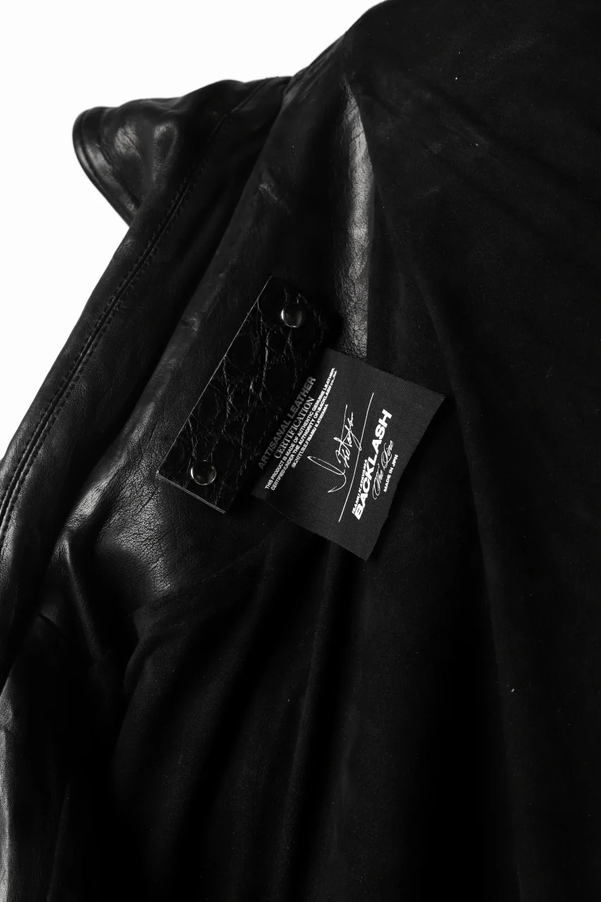 BACKLASH THE LINE DOUBLE BREASTED JACKET / ITALY CALF - Image 35