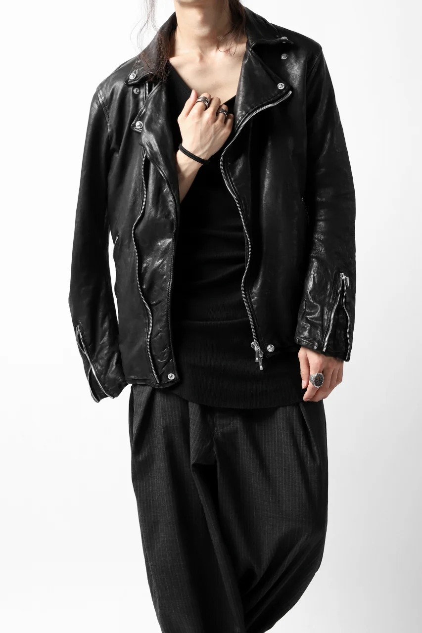 BACKLASH THE LINE DOUBLE BREASTED JACKET / ITALY CALF - Image 47
