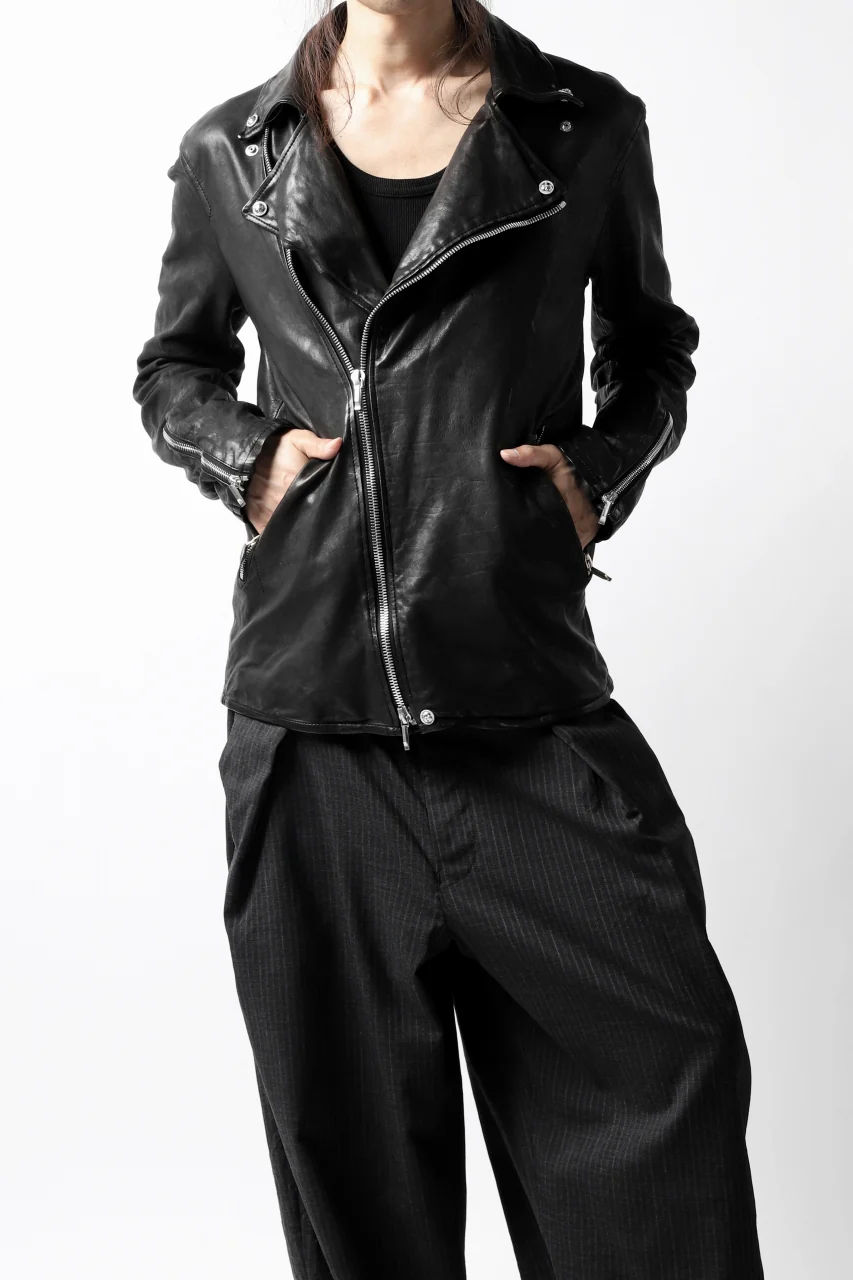 BACKLASH THE LINE DOUBLE BREASTED JACKET / ITALY CALF - Image 53