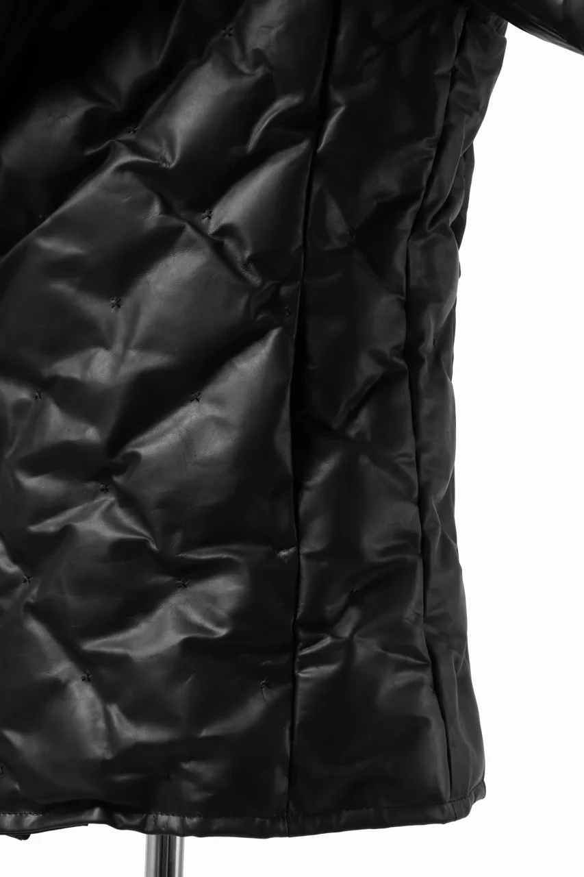 BACKLASH THE LINE exclusive HOODED DOWN JACKET / GUIDI CALF + POLISH WHITE GOOSE (BLACK) - Image 24