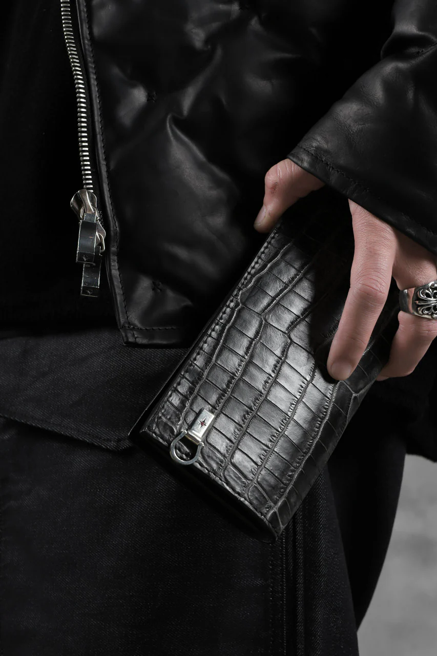 BACKLASH THE LINE exclusive HOODED DOWN JACKET / GUIDI CALF + POLISH WHITE GOOSE (BLACK) - Image 60