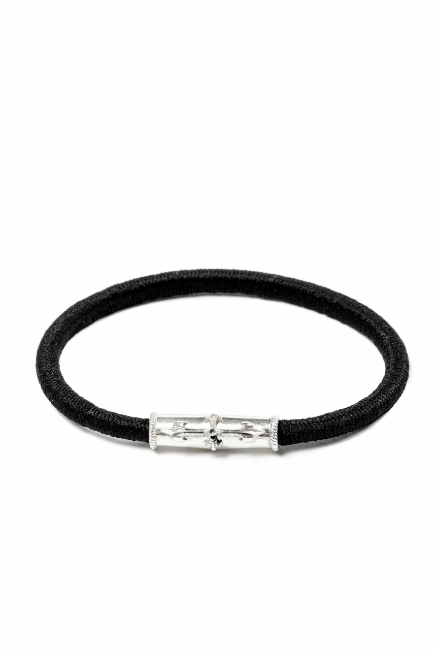 BACKLASH THE LINE SILVER 925 HAIR TIES BRACELET (SILVER) - Image 4