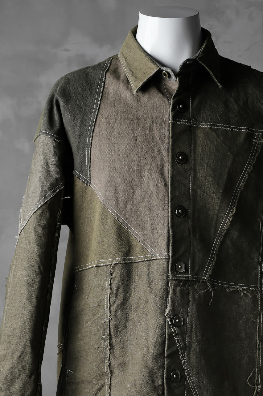 BACKLASH x LOOM exclusive RECONSTRUCTIVE COAT / VINTAGE MILITARY CANVAS - Image 14