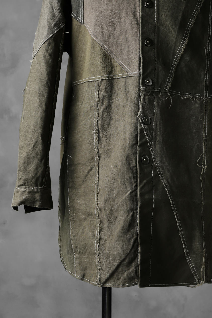 BACKLASH x LOOM exclusive RECONSTRUCTIVE COAT / VINTAGE MILITARY CANVAS - Image 15