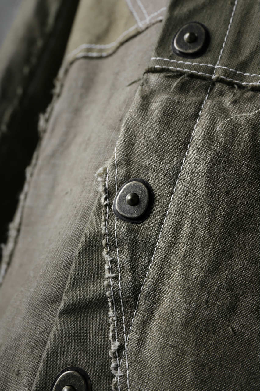 BACKLASH x LOOM exclusive RECONSTRUCTIVE COAT / VINTAGE MILITARY CANVAS - Image 22