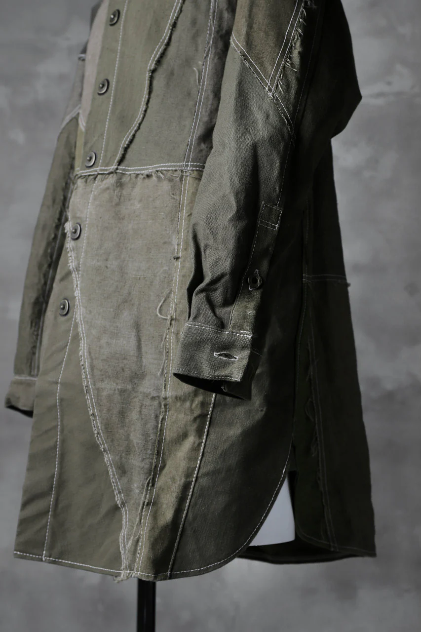 BACKLASH x LOOM exclusive RECONSTRUCTIVE COAT / VINTAGE MILITARY CANVAS - Image 24