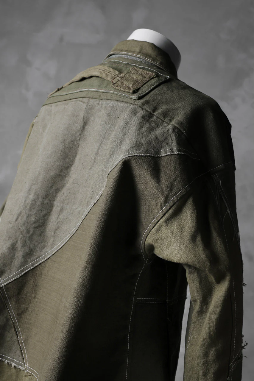 BACKLASH x LOOM exclusive RECONSTRUCTIVE COAT / VINTAGE MILITARY CANVAS - Image 25