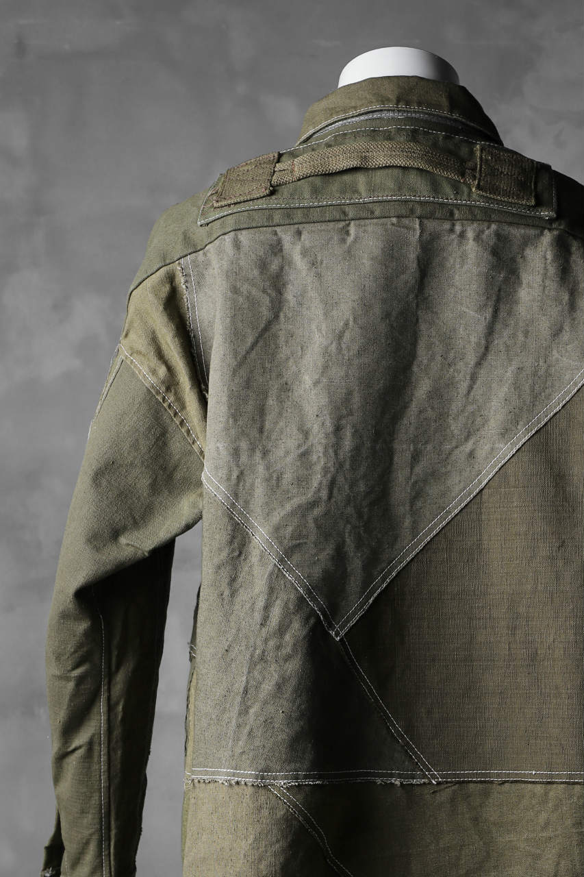 BACKLASH x LOOM exclusive RECONSTRUCTIVE COAT / VINTAGE MILITARY CANVAS - Image 26