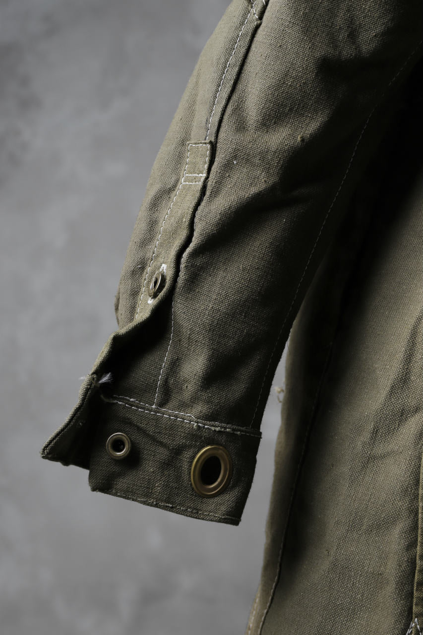 BACKLASH x LOOM exclusive RECONSTRUCTIVE COAT / VINTAGE MILITARY CANVAS - Image 28