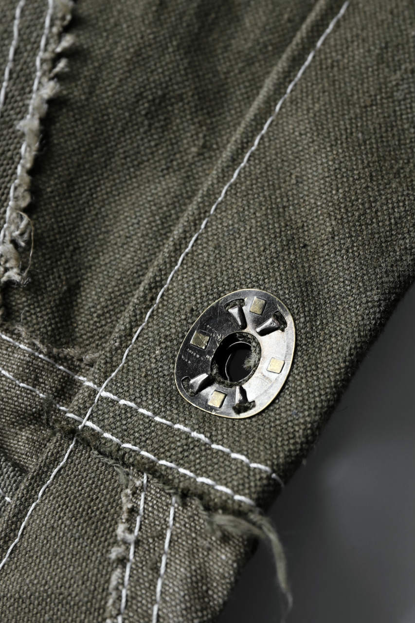 BACKLASH x LOOM exclusive RECONSTRUCTIVE COAT / VINTAGE MILITARY CANVAS - Image 29