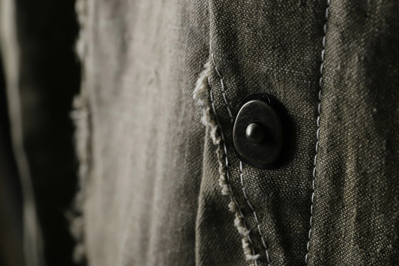 BACKLASH x LOOM exclusive RECONSTRUCTIVE COAT / VINTAGE MILITARY CANVAS - Image 37