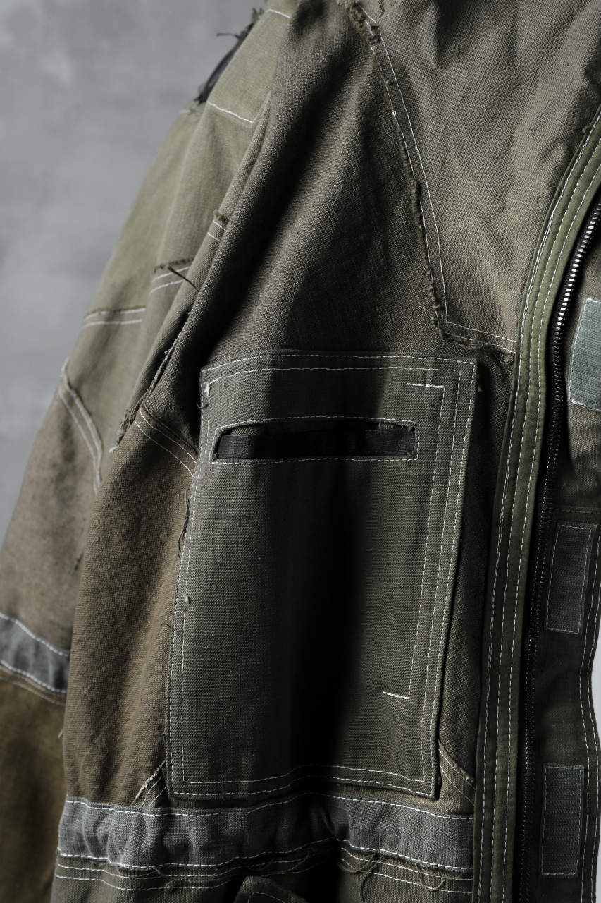 BACKLASH x LOOM exclusive RECONSTRUCTIVE HOODED JACKET / VINTAGE MILITARY CANVAS - Image 29