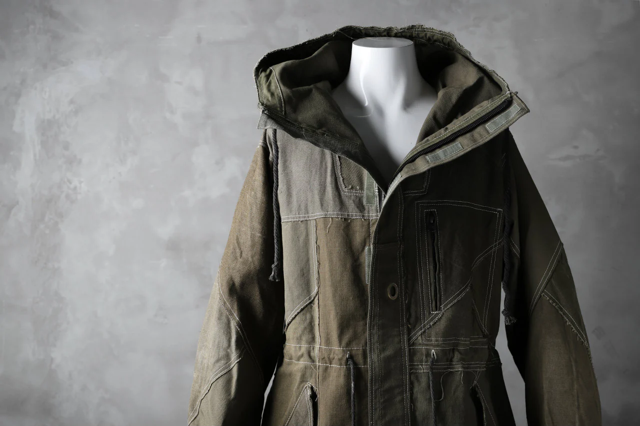 BACKLASH x LOOM exclusive RECONSTRUCTIVE HOODED JACKET / VINTAGE MILITARY CANVAS - Image 32