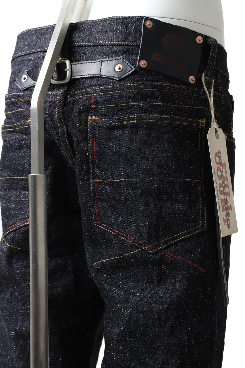 BACKLASH xx FULLCOUNT Collaboration BOOTCUT PANTS / 15.5oz ZIMBABWE DENIM (INDIGO BLUE) - Image 13