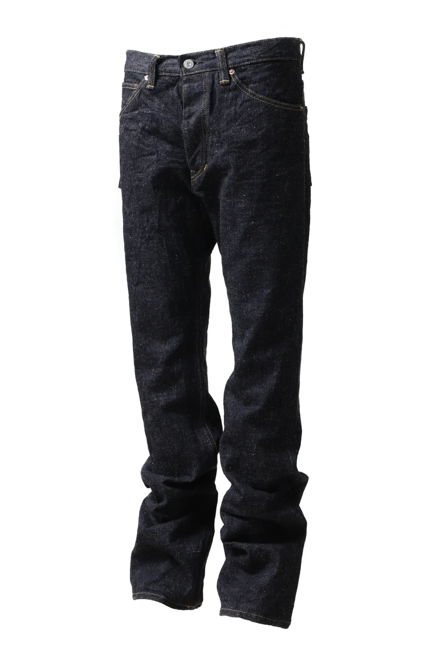 BACKLASH xx FULLCOUNT Collaboration BOOTCUT PANTS / 15.5oz ZIMBABWE DENIM (INDIGO BLUE) - Image 2