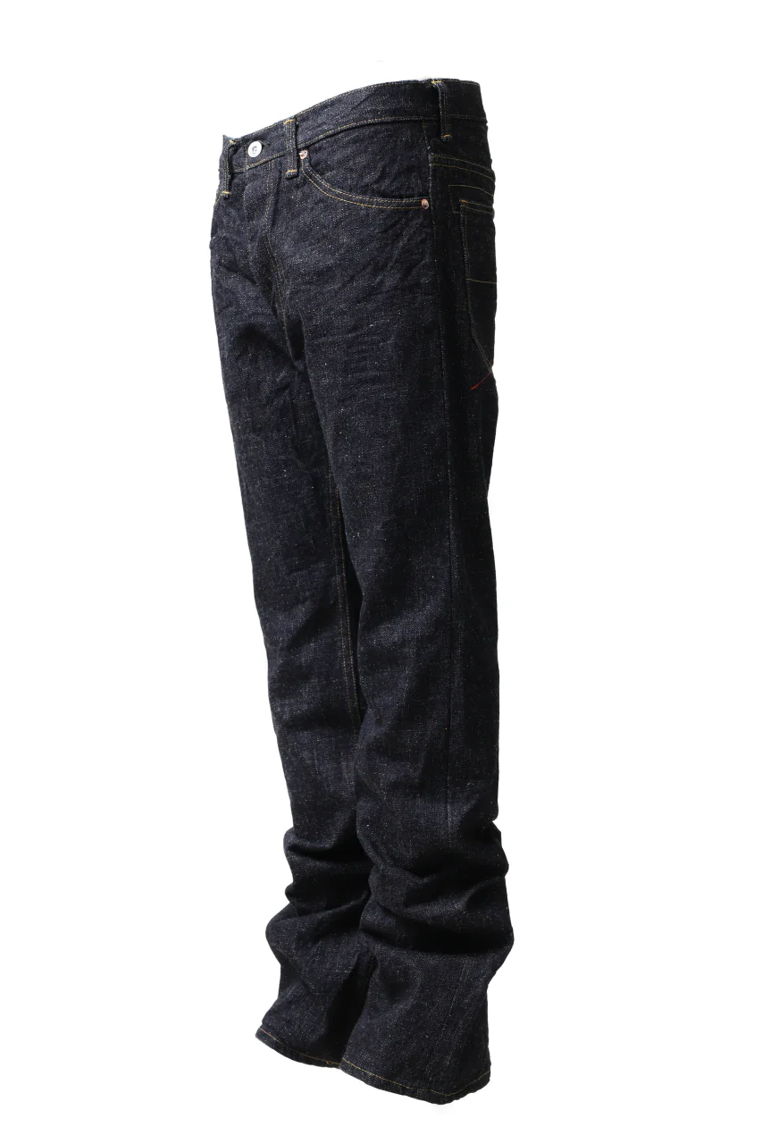 BACKLASH xx FULLCOUNT Collaboration BOOTCUT PANTS / 15.5oz ZIMBABWE DENIM (INDIGO BLUE) - Image 3