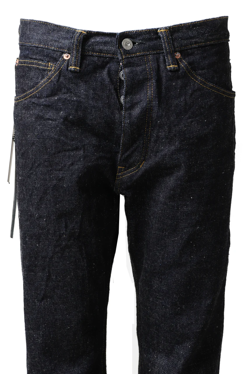BACKLASH xx FULLCOUNT Collaboration BOOTCUT PANTS / 15.5oz ZIMBABWE DENIM (INDIGO BLUE) - Image 6