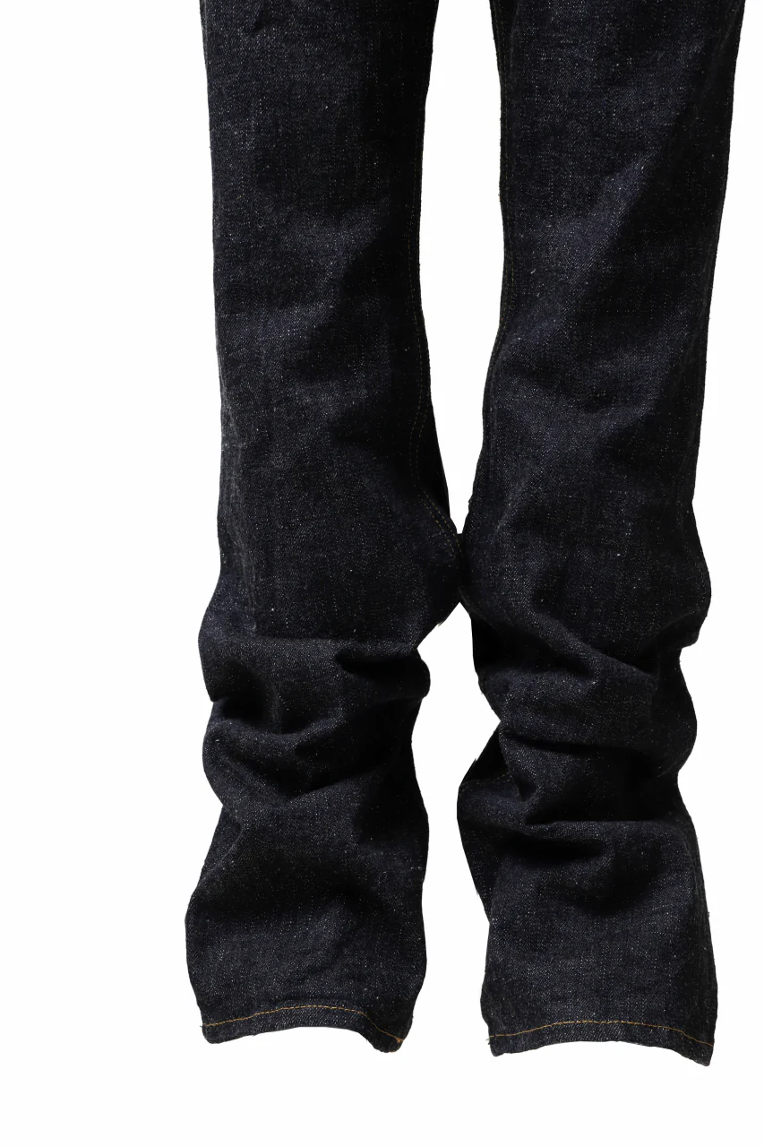 BACKLASH xx FULLCOUNT Collaboration BOOTCUT PANTS / 15.5oz ZIMBABWE DENIM (INDIGO BLUE) - Image 8