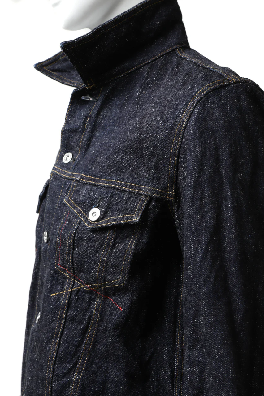 BACKLASH xx FULLCOUNT Collaboration JEAN JACKET / 15.5oz ZIMBABWE DENIM (INDIGO BLUE) - Image 13