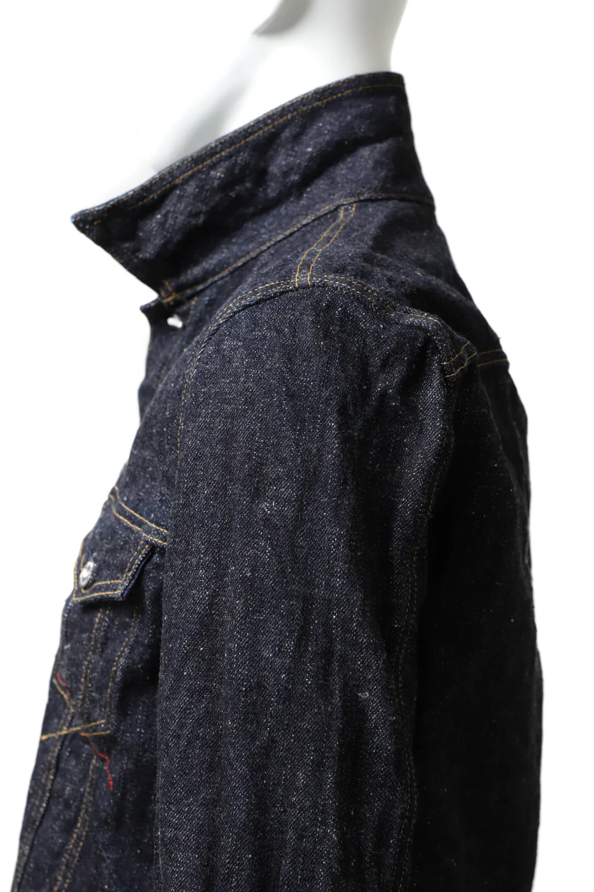 BACKLASH xx FULLCOUNT Collaboration JEAN JACKET / 15.5oz ZIMBABWE DENIM (INDIGO BLUE) - Image 14