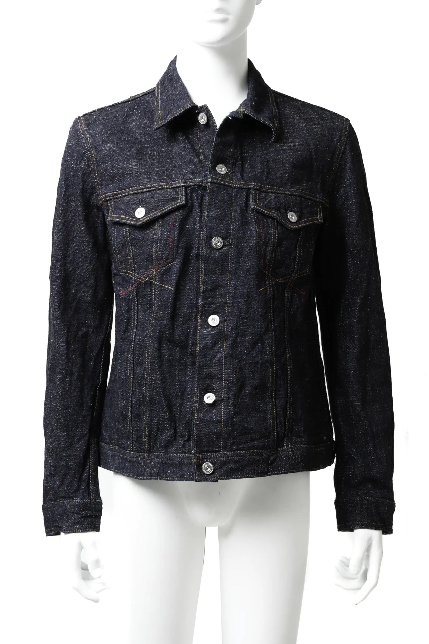 BACKLASH xx FULLCOUNT Collaboration JEAN JACKET / 15.5oz ZIMBABWE DENIM (INDIGO BLUE) - Image 2